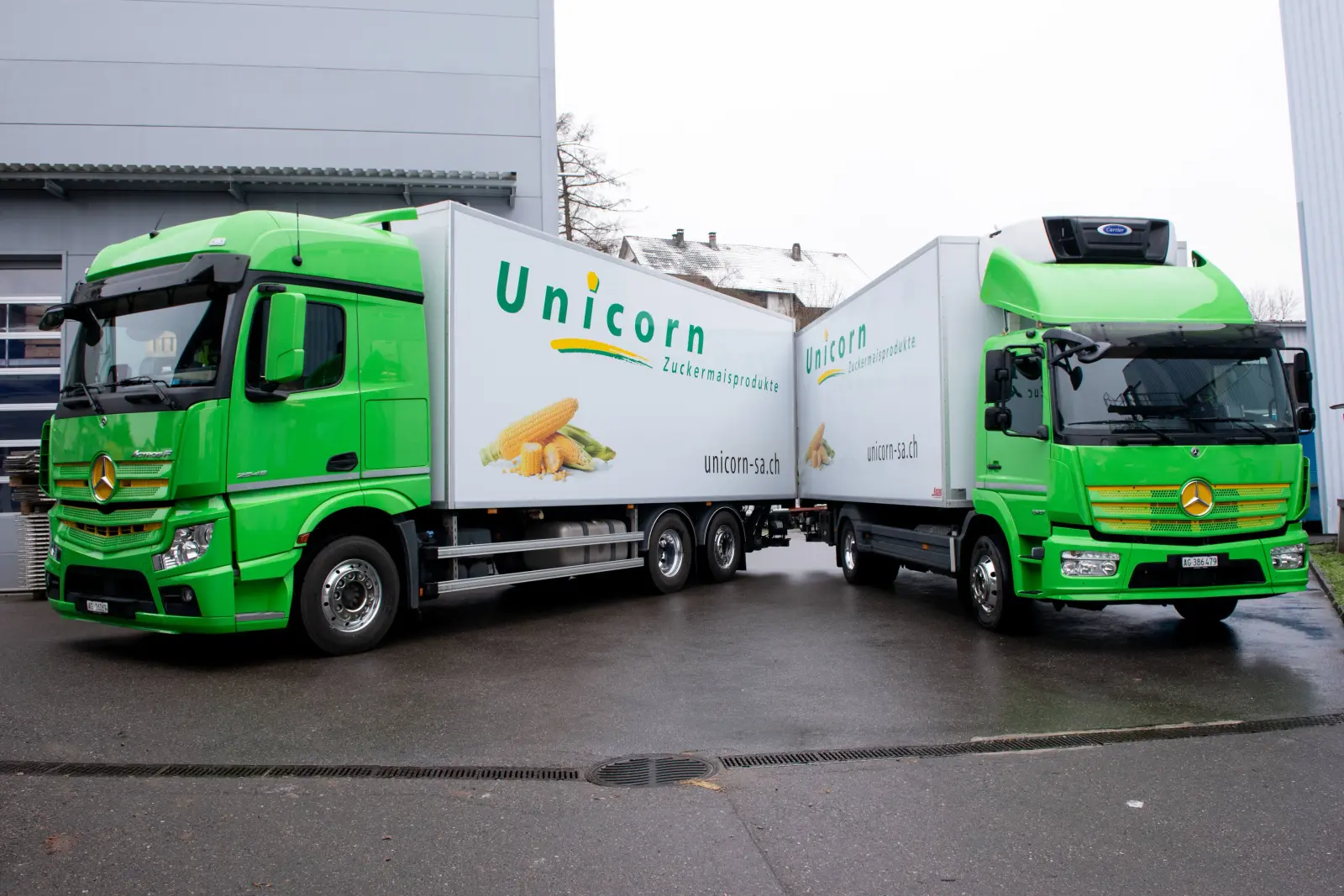 Unicorn Kühltransport-Fahrzeuge mit eigenen Chauffeuren