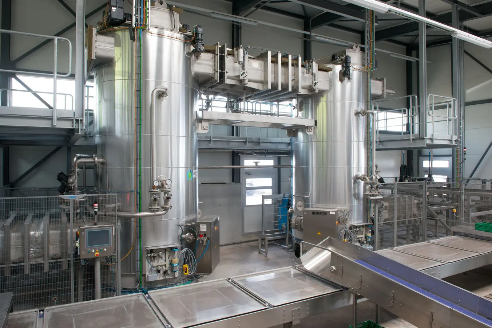 Gegendruck-Durchlauf-Pasteurisationsanlage der Unicorn (Suisse) SA